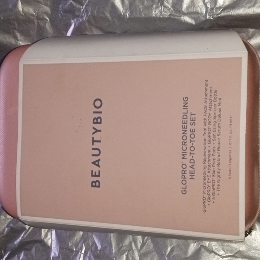 New BEAUTYBIO GLOPRO MICRONEEDLING HEAD TO TOE SET